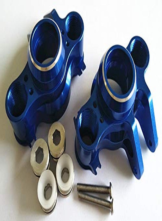 EPTNNASO Aluminum Axle Carriers Front and Rear -2PR Blue for Traxxas 1/10 RC E-REVO 2.0 VXL 8635 - Image 3